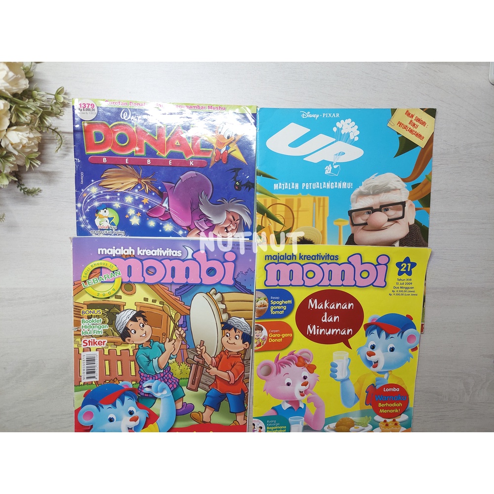 (PRELOVED) SET MAJALAH ANAK MOMBI DONAL BEBEK UP MAJALAH BEKAS MURAH