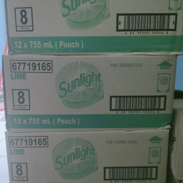 Sunlight 755ml Pouch 1 karton