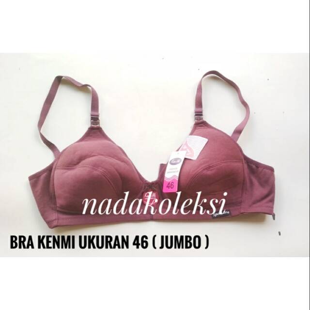 Bh Sport JUMBO / Bra KENMI / Ukuran 46 / BH tanpa Busa / Bra Tanpa Kawat/ kutang Jumbo/ besar