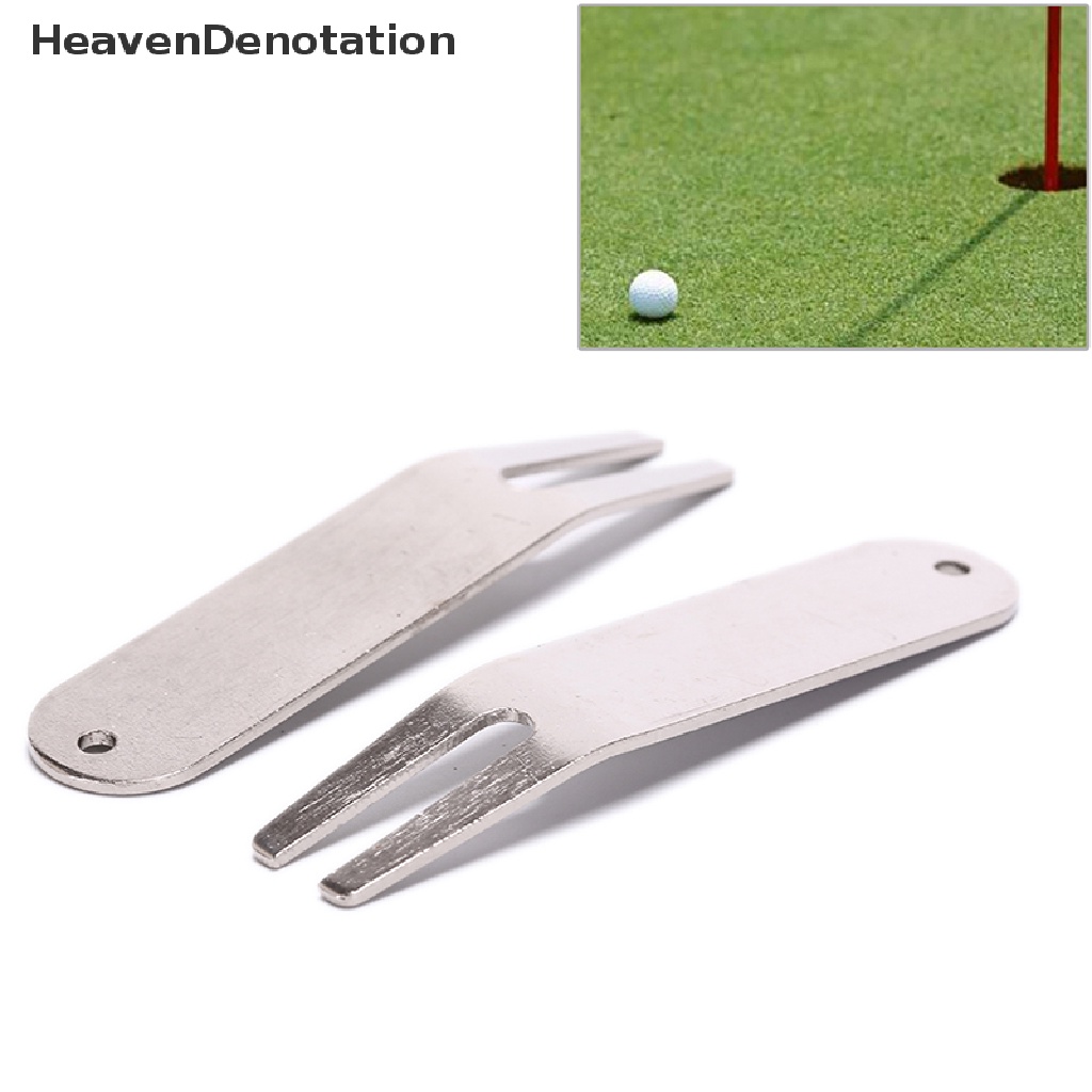 [HeavenDenotation] pitch repair divot switchblade tool golf ball marker mark green golfer kit