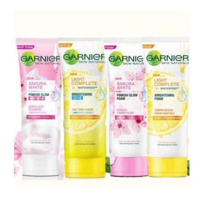 ^ KYRA ^ GARNIER Facial Foam Brightening Skin Natural Face Wash Sabun Cuci Muka