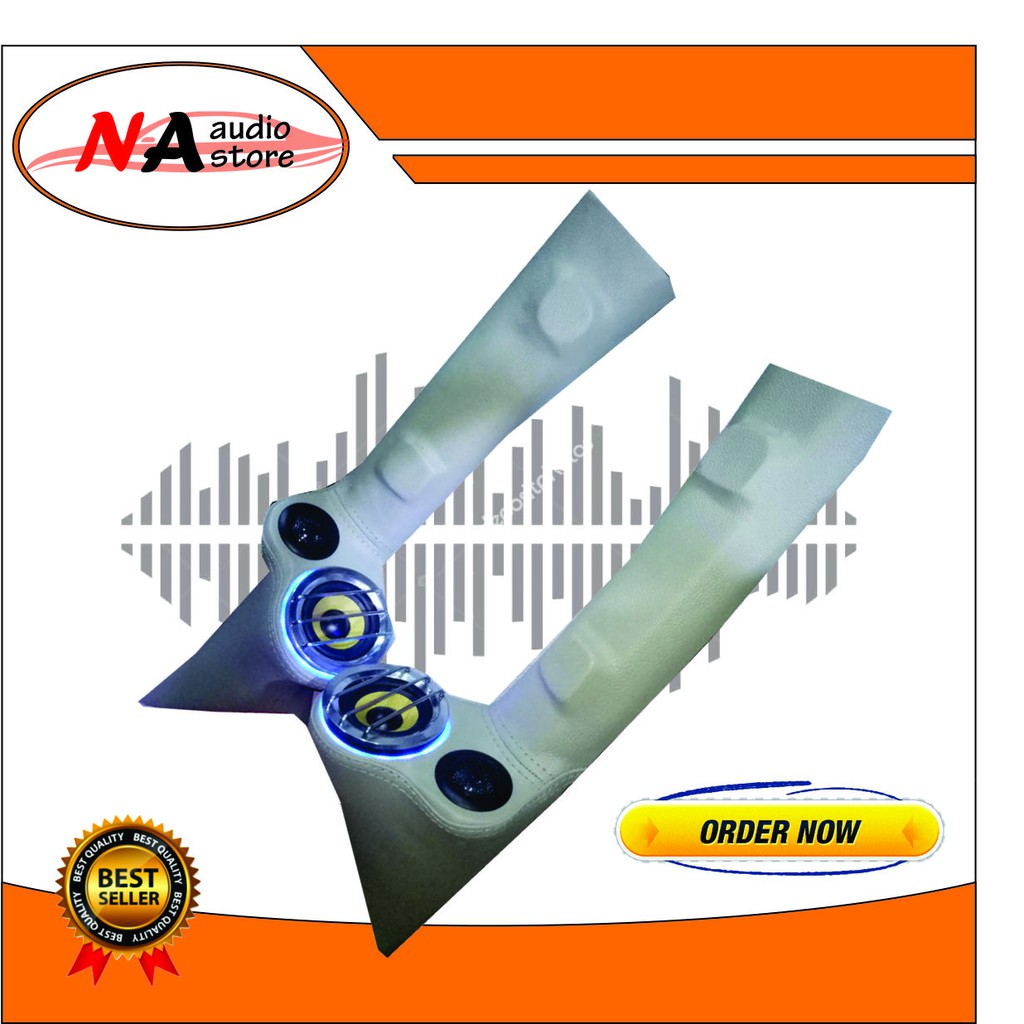 AKSESESORIS VARIASI AUDIO MOBIL SPAREPART AUDIO PILAR 3 WAY HONDA MOBILIO BRIO BRV HRV