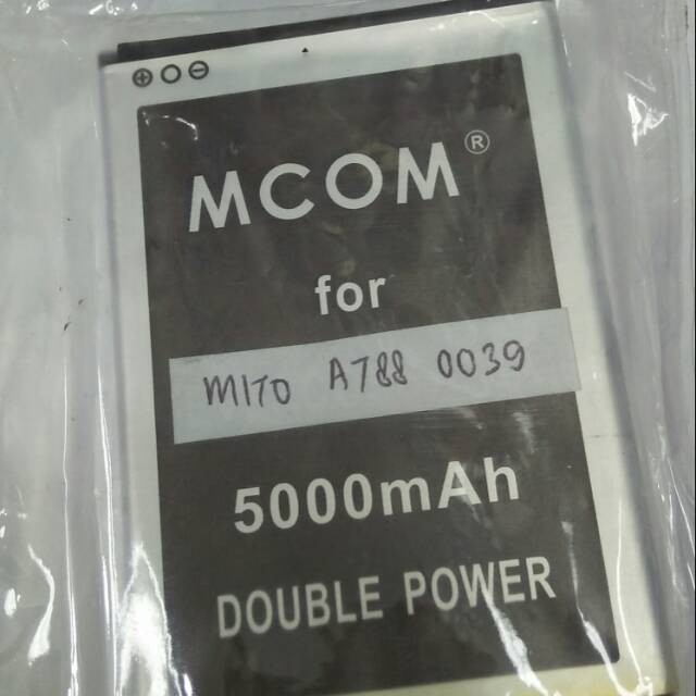 Battery Batre Baterai Double Power Mcom Mito 788 A788 BA-00039 BA00039