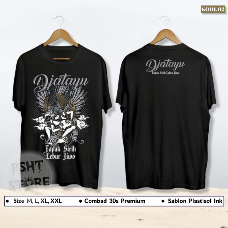 (Kode-02) Kaos Djatayu Tapak Sirih Lebur Jiwo