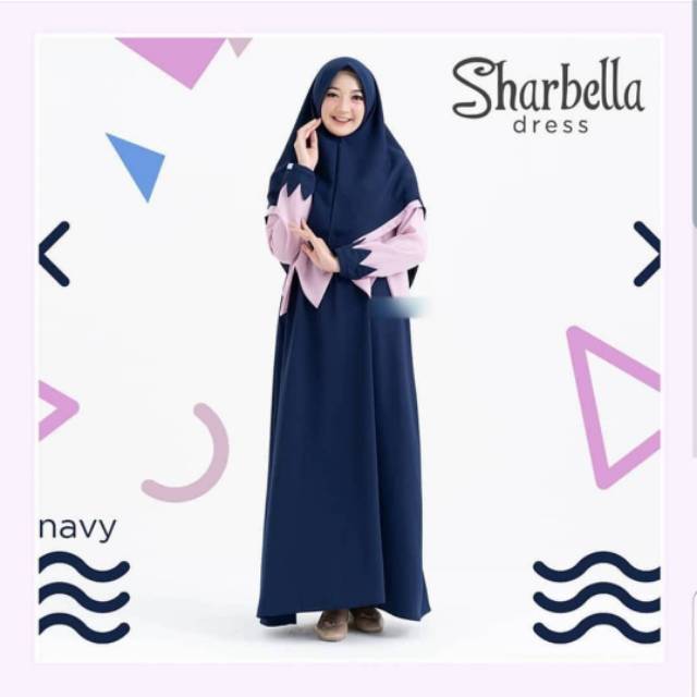 Ns FC Najibah Gamis Syari Putih Benhur Abu Toska Navy Maroon Hujan Muslim Modis