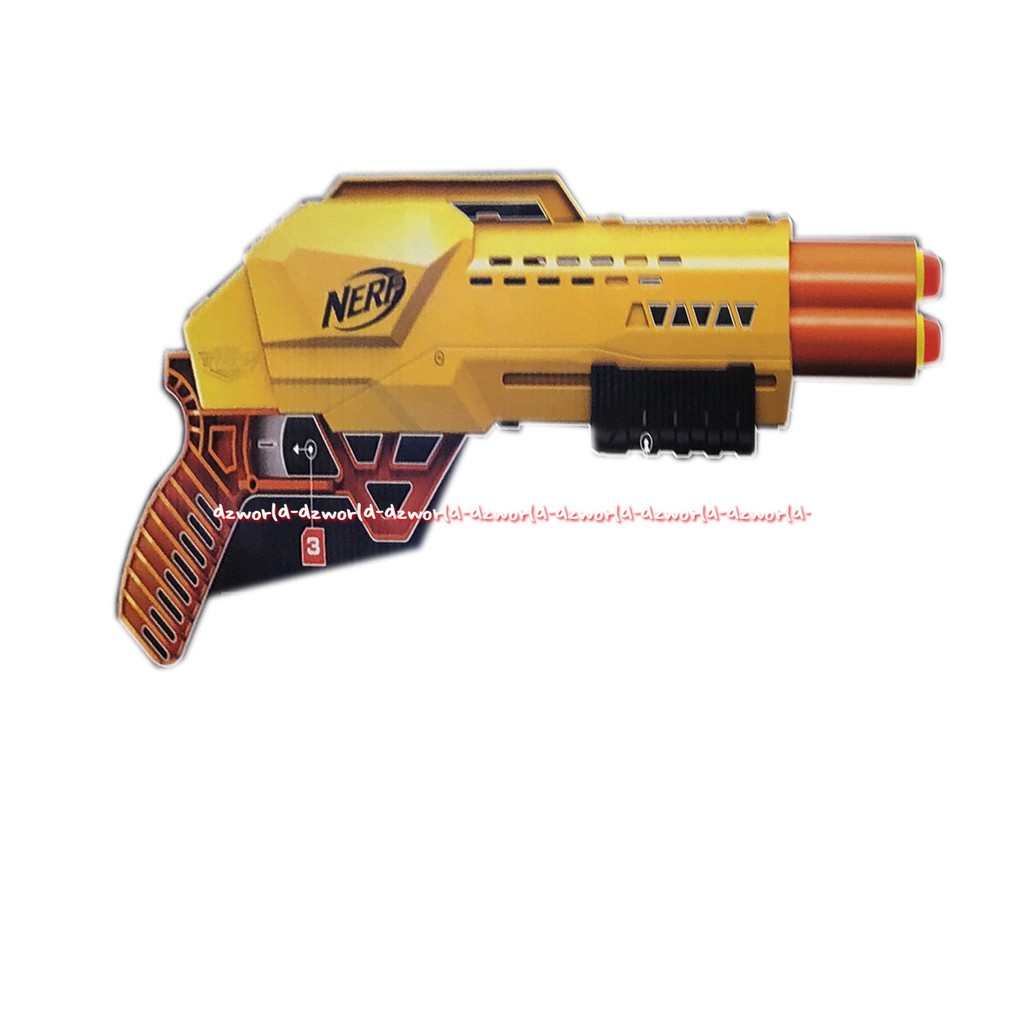 Nerf Alpha Strike Tiger 08-2 Yellow Mainan Pistol Nerf Panjang