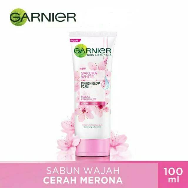GARNIER SAKURA WHITE PINKISH GLOW FOAM 100ML