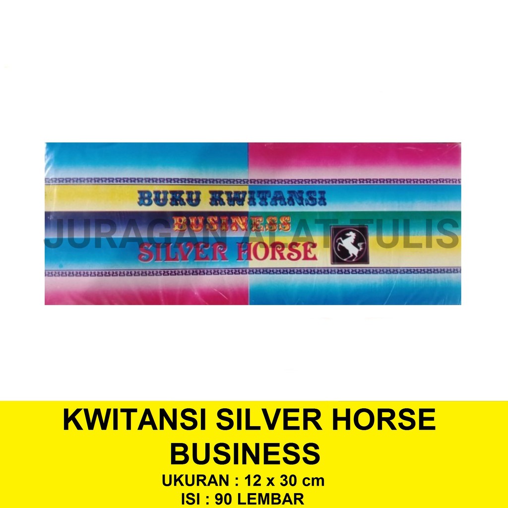 KWITANSI / KUITANSI BUSINESS SILVER HORSE 90 LEMBAR
