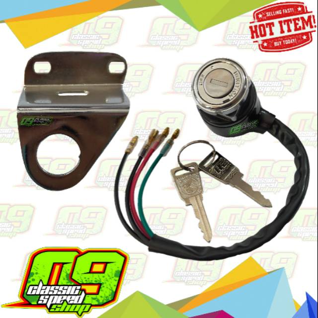 Pangkon dudukan set kunci kontak cg cb 125 sultan/PANGKON KONTAK CB SET KUNCI KONTAK KABEL 4 SULTAN 
