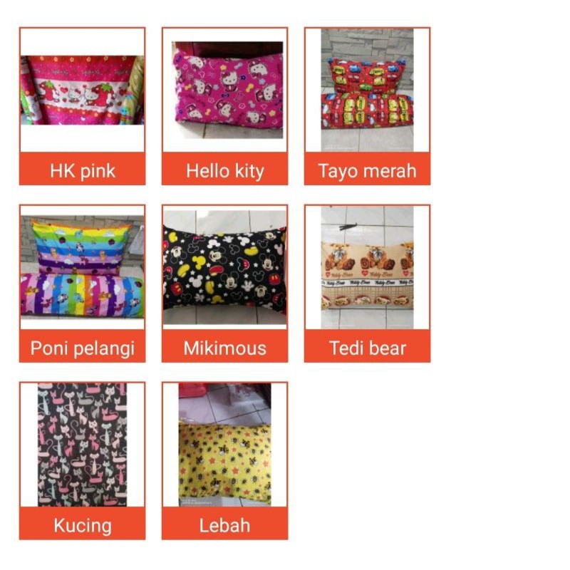 Sarung bantal  1pics ukuran 67x45 cocok untuk Bantal Brendis..