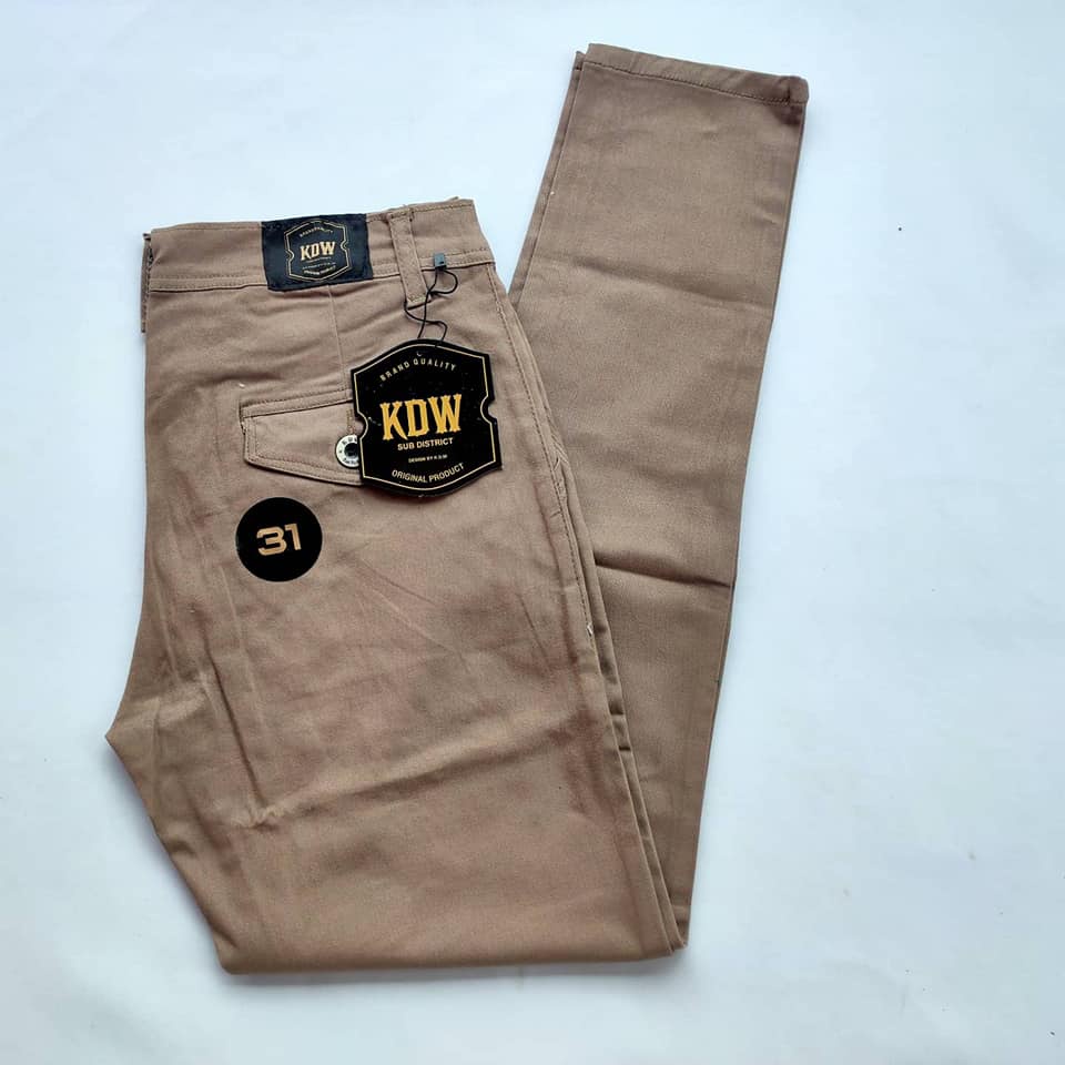 Celana KDW Original Chino Jumbo Panjang Pria Chinos Big Size Reguler Fit Ori Distro Premium