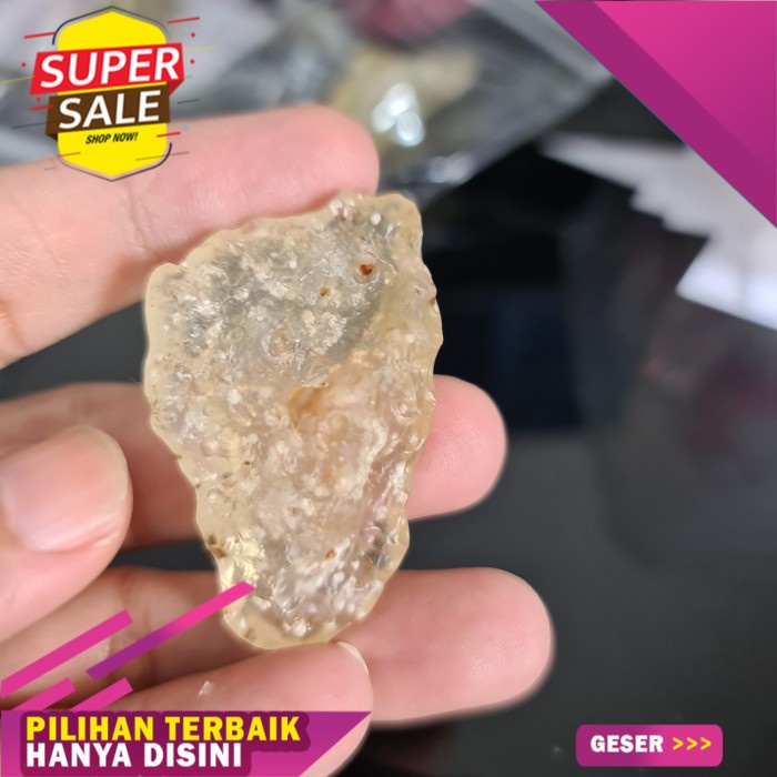 BATU NATURAL LIBYAN DESERT GLASS CRYSTOBALITE RARE GRADE Egypt/Libyan Border20