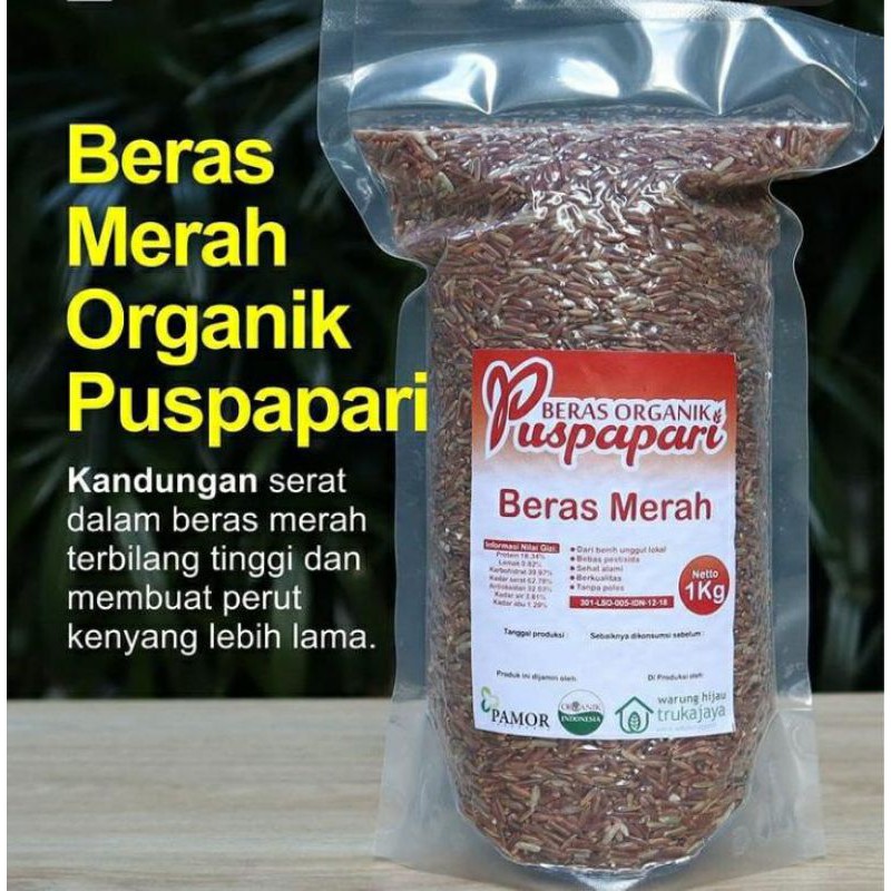 

Beras Organik Puspasari 1 Kg (Vacum Packaging)