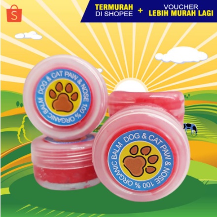 PAW &amp; NOSE BALM - Pelembab Kucing Anjing untuk Tapak Kaki Paw Elbow Kucing Anjing