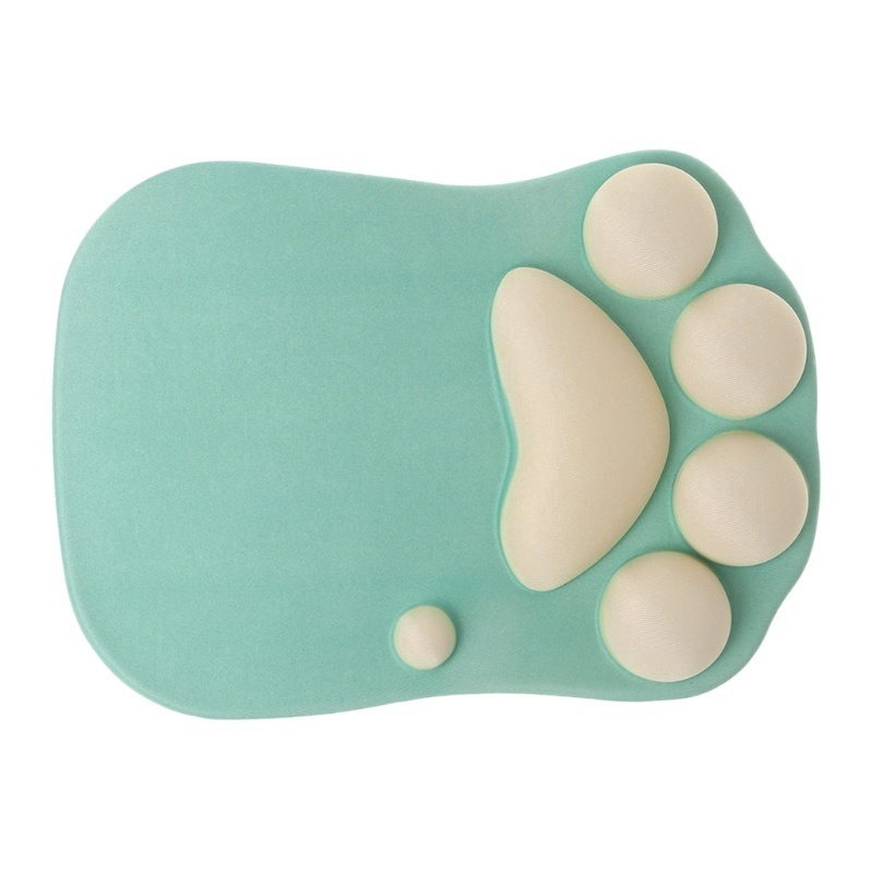 3D Mouse Pad With Wrist Support Cat Paw Silicone Wrist Rest Wrist Cushion