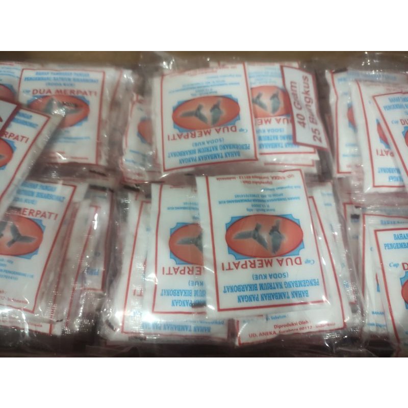 

Soda kue cap 2 merpati sachet 40gram