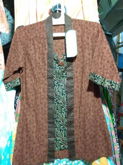 TERMURAH! KEBAYA KUTU BARU BATIK DAN POLOS UKURAN ALL SIZE FIT TO XL - FASHION WANITA MUSLIM MODERN