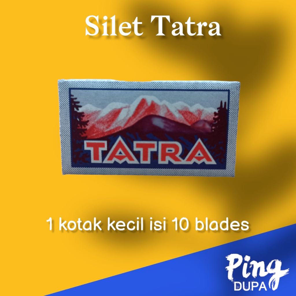 Silet Tatra untuk Alat Cukur Blades Tajam isi 10 pcs