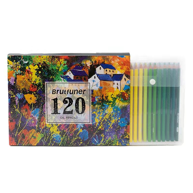 

Brutfuner Pencil Warna/ Oil base Pencil Artist Color Pencil Set 120clr