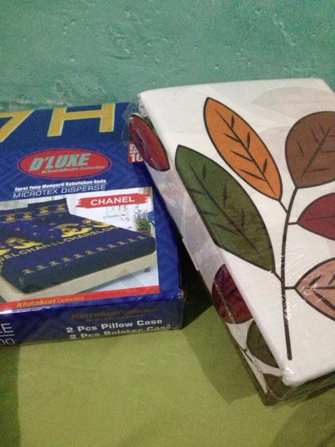 Sprei Dluxe Kintakun Size 180x200 Motif Hawaian