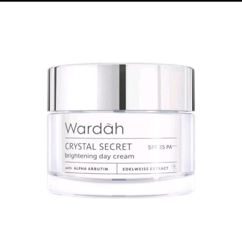 Wardah Crystal Secret Brightening Day Cream / Wardah White Secret Day Cream