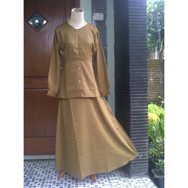 Gamis PNS / Gamis Khaki