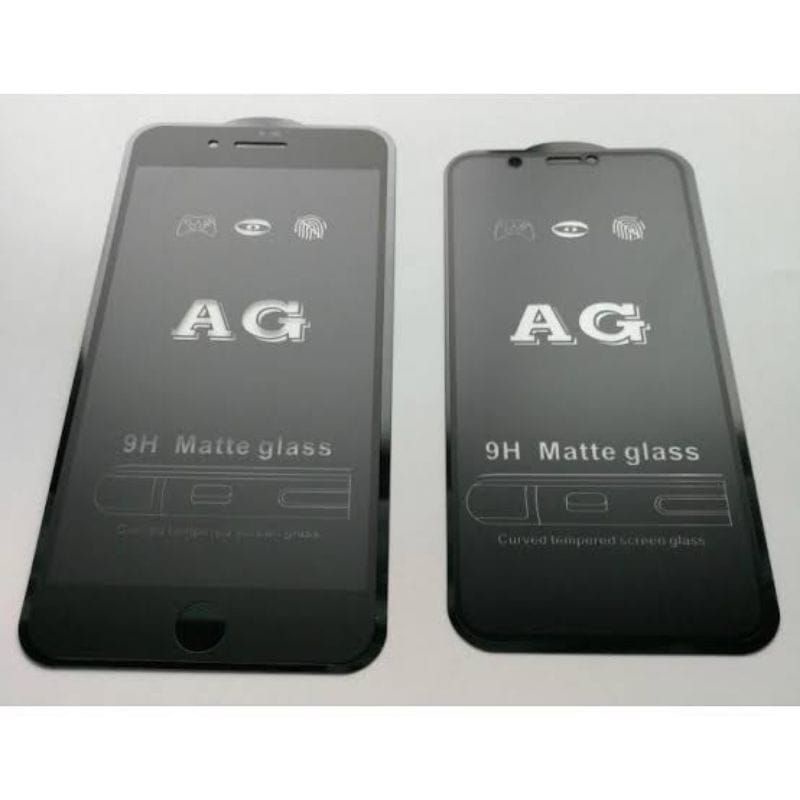 TEMPERED GLASS MATTE /ANTI MINYAK FOR IPHONE 6/ 6+ / 7/ 7+/ X/ XS/ XR/