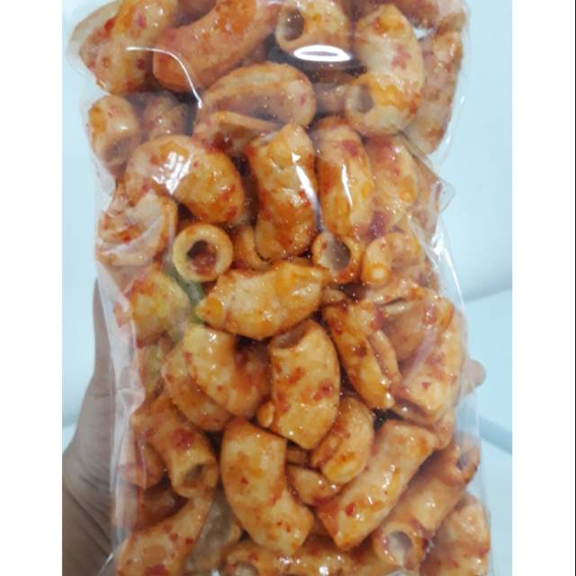 

Camilan Makroni Rujak / Makroni Pedas Manis murah isi 100 gr