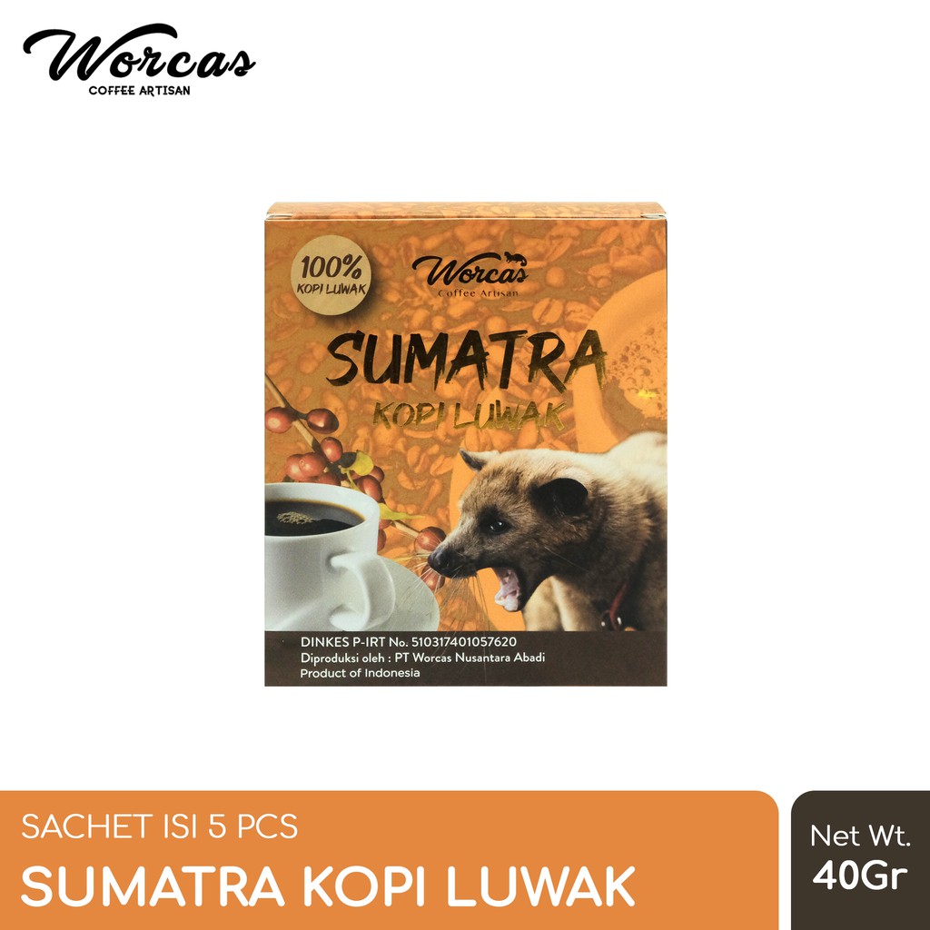 

WORCAS Sumatra Kopi Luwak Sachet (5pcs)