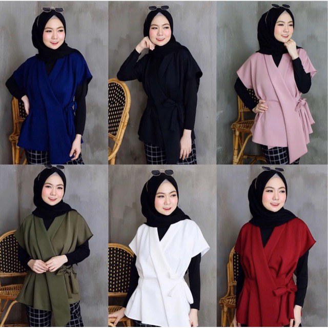 RX FASHION KIA BLOUSE / NAURA BLOUSE / ATASAN MOSCREPE  