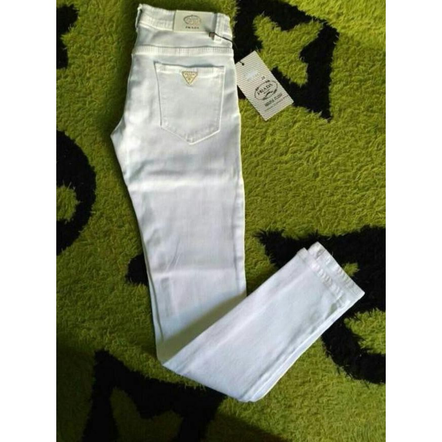 Murah Celana Jeans Putih Cewek/Wanita