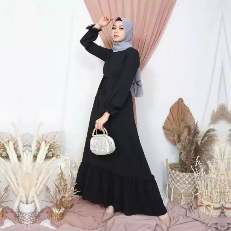 Selly Gamis Wanita Dress Maxy Fashion Muslim