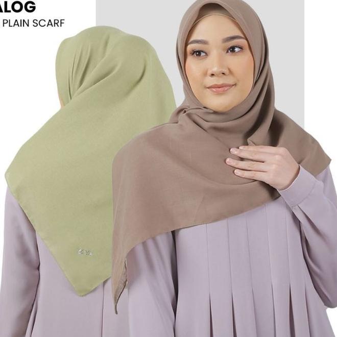 ✿ Kerudung Polos Zoya Calista Original ☑