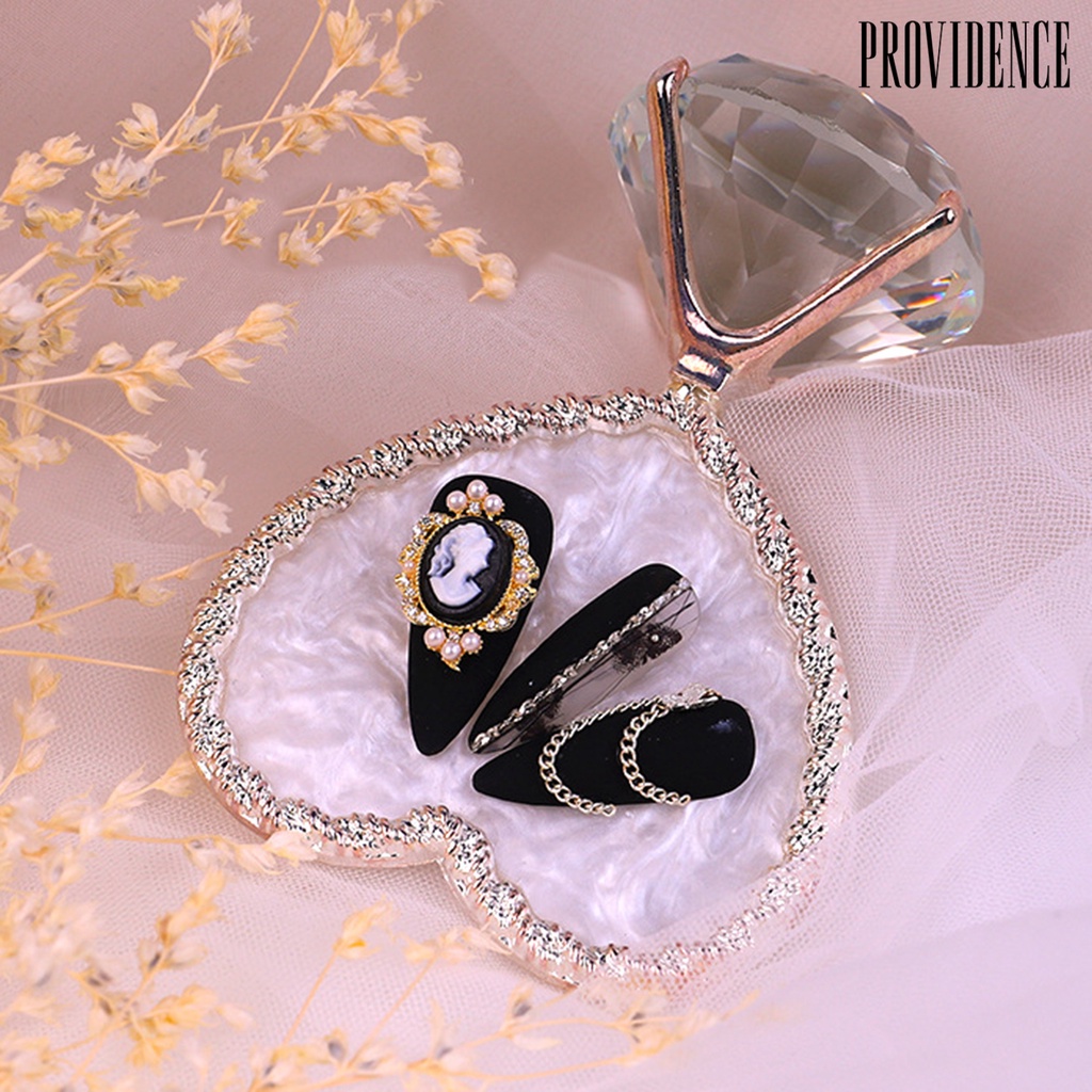 Providence Nail Display Plate Professional Multifunctional Resin False Nail Art Plate Tips Display Rim Stand for Manicure