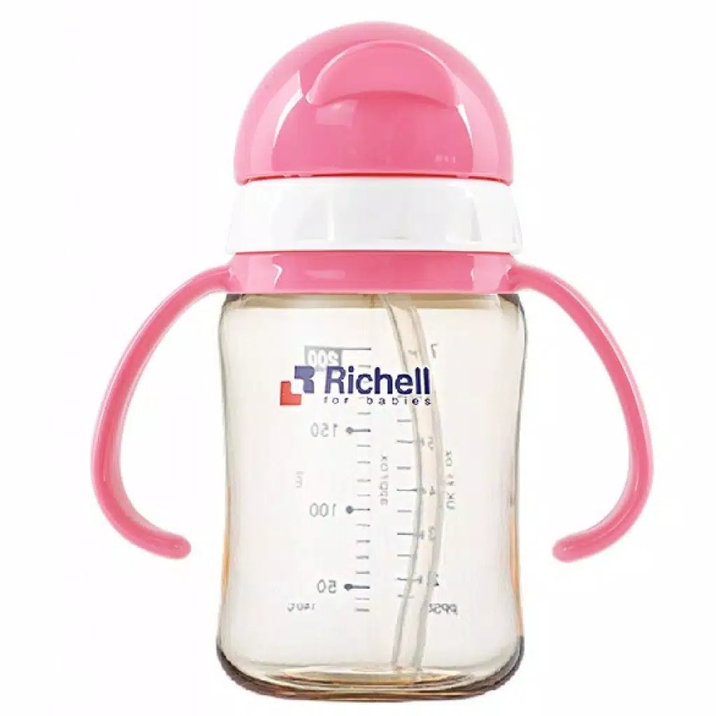 Richell PPSU Straw Bottle 200 ml Botol Minum