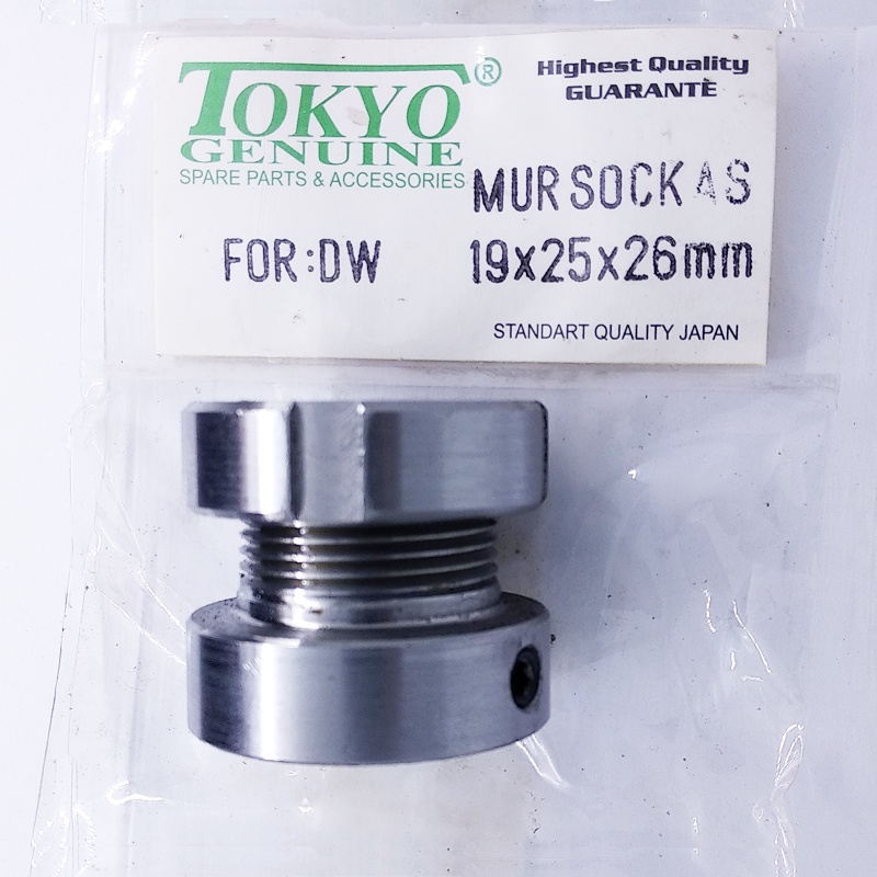 Mur Penjepit Batu Gerinda Poles Nut Sock As DW 19x25x26mm  Diamond Wheel Bushing Kits