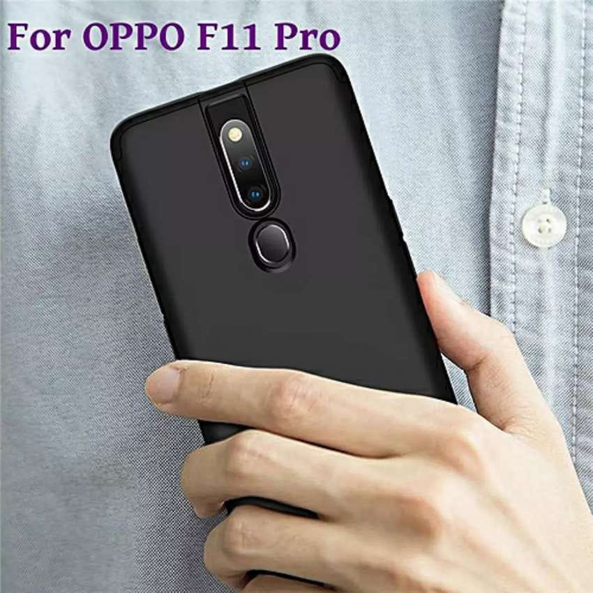 Jelly Black Case Matte Oppo F11 Pro