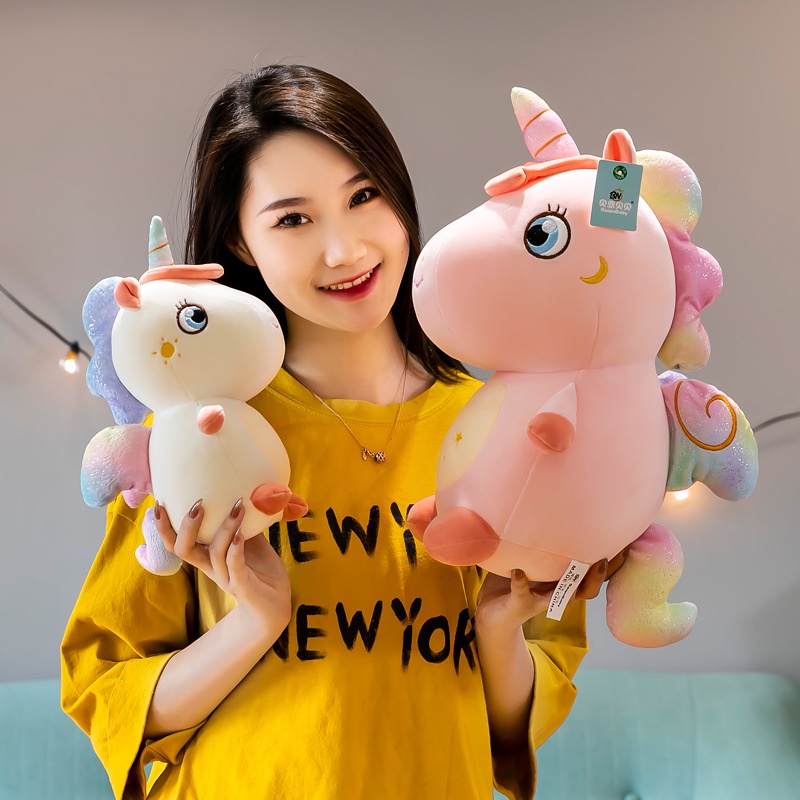 Boneka Unicorn Gendut  unicorn doll plush