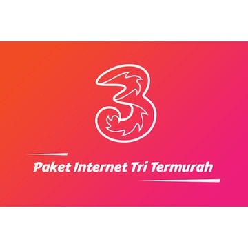 PAKET DATA KUOTA INTERNET TRI 3 UNLIMITED AON TELPON TELFON ALLOPERATOR MURAH