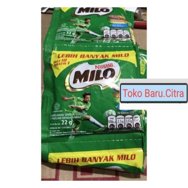 

MILO ACTIV - GO SUSU Coklat Renceng 22 Gram