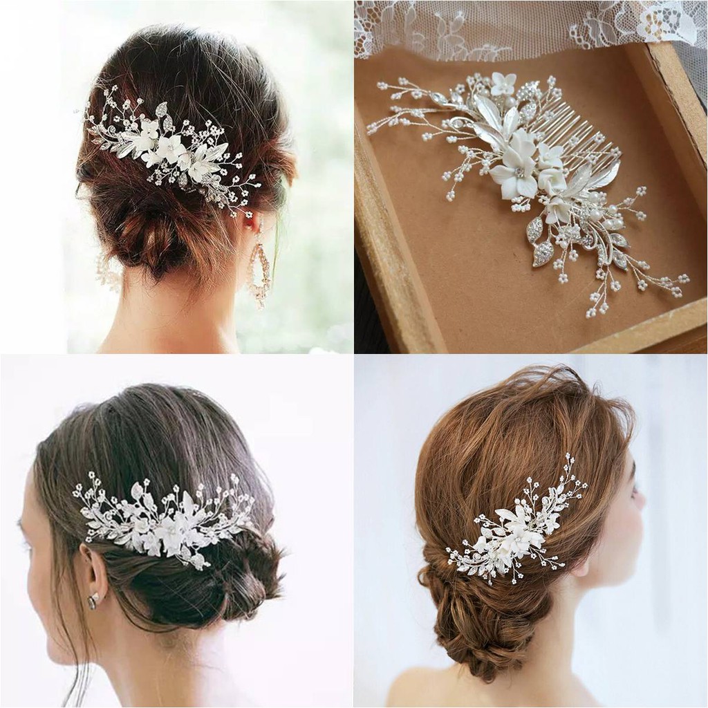 TM268 - Aksesoris Pengantin / Hiasan Rambut Pesta / Headpiece Wedding Model Sirkam Bunga