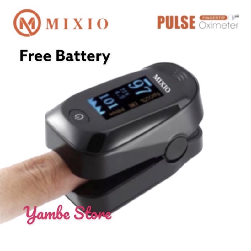Mixio Oximeter Fingertip Pulse Oxymeter H1 Pengukur Kadar Oksigen