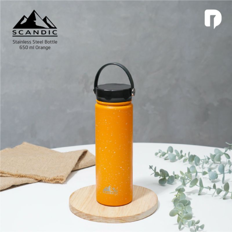 Scandic Stainless Steel Bottle 650 ml (Pink, Blue, Orange)