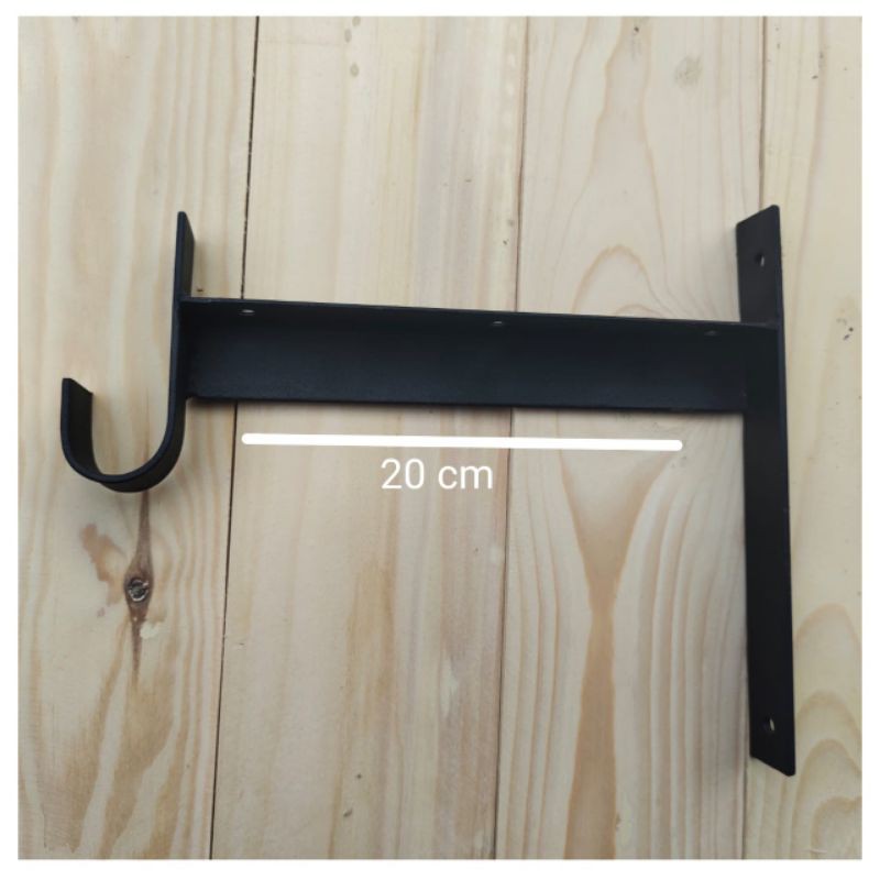 Gantungan baju hanger siku L papan ambalan gantungan sangkar burung pot bunga serbaguna