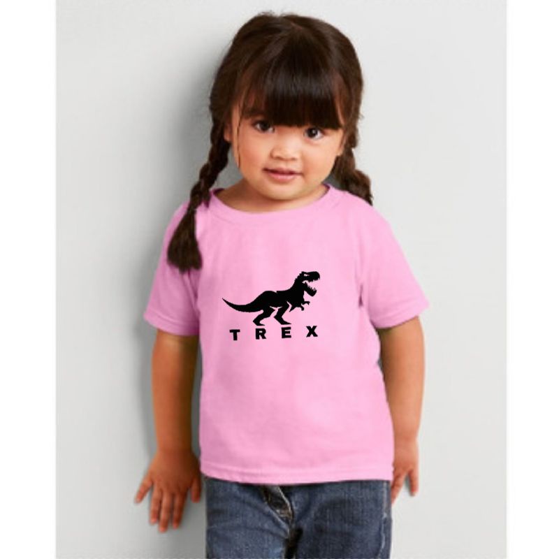 kaos anak anak laki laki dan perempuan unisex  KAOS DINOSARUS TREX SIZE S M L XL