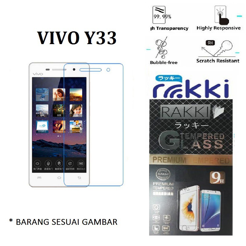 VIVO Y33 Rakki Premium quality tempered glass