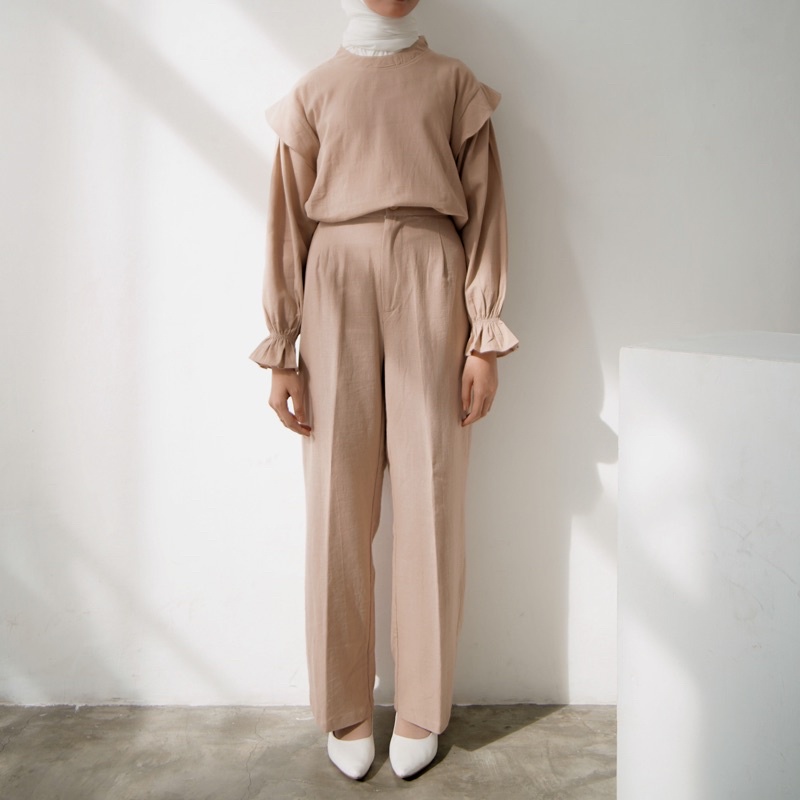 ELLE LINEN SERIES ( ONESET )-Brownie