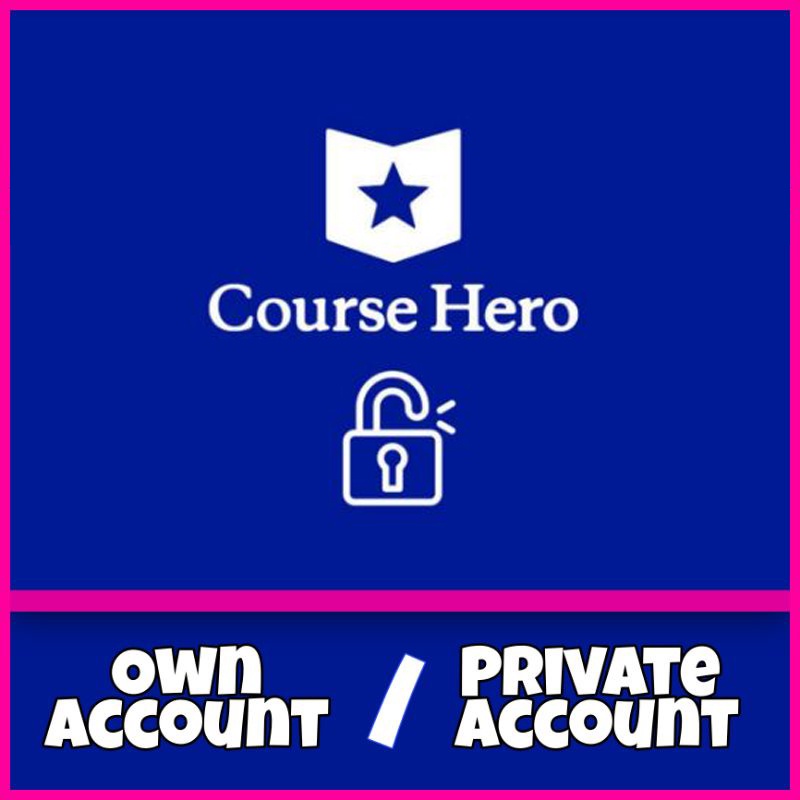 Premium Account Coursehero / Course Hero unlock