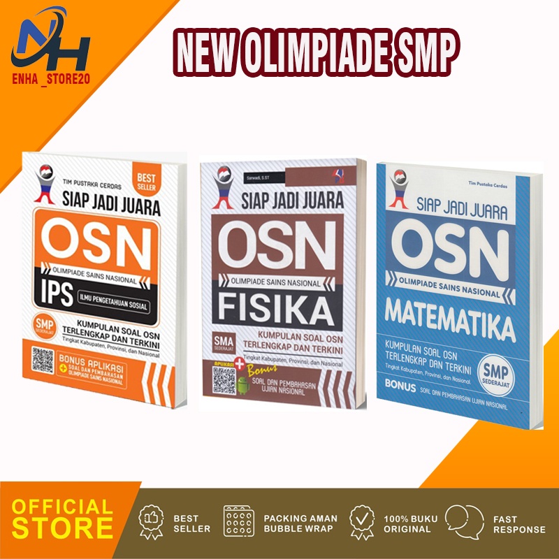BUKU OLIMPIADE SAINS MATEMATIKA SMA BUKU OSN MATEMATIKA SMP OSN IPS SMP OSN BIOLOGI SMP OSN FISIKA