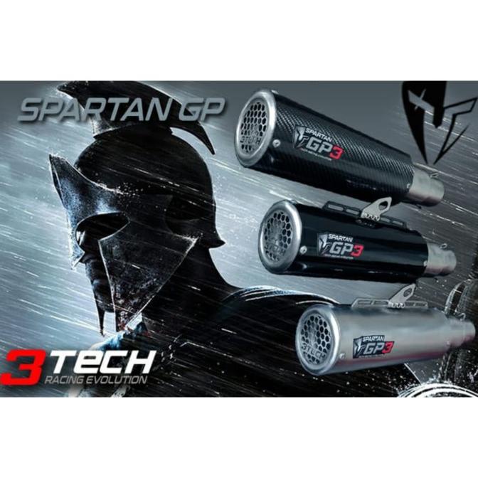 Knalpot Spartan R/GP Carbon 3 Suara Fullsystem Motor 150cc
